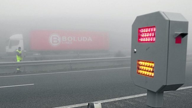 τροχαία ατυχήματα λόγω ομίχλης