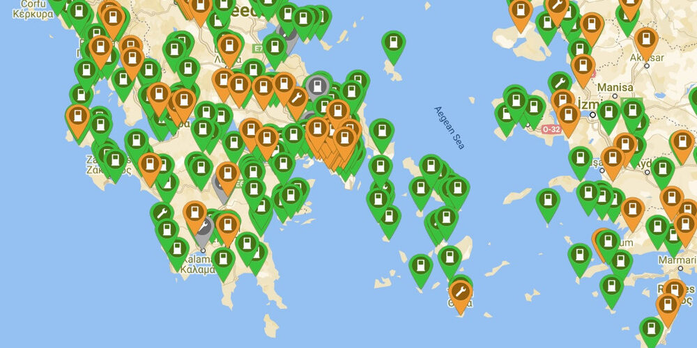 σταθμοί φόρτισης ηλεκτρικών αυτοκινήτων | Odigein
