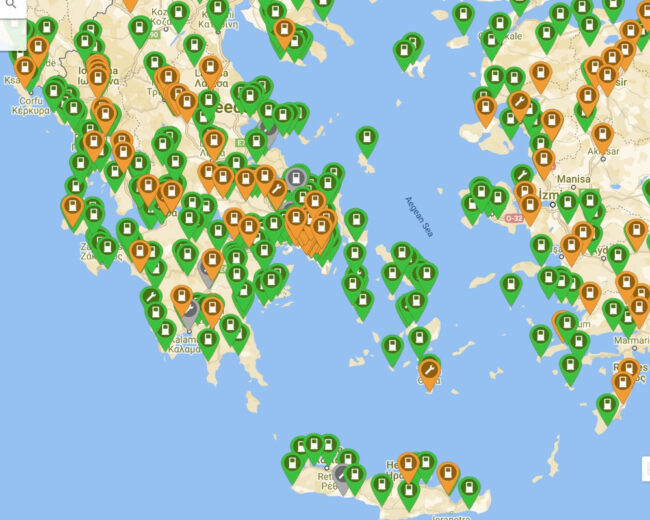 σταθμοί φόρτισης ηλεκτρικών αυτοκινήτων | Odigein