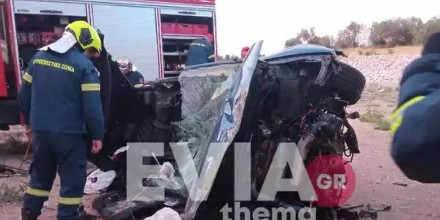 Τροχαιο ατυχημα Εύβοια 1