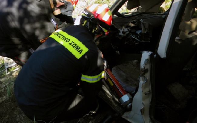 Τροχαιο ατυχημα Κρήτη Odigein